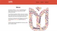 Desktop Screenshot of lynoxes.net